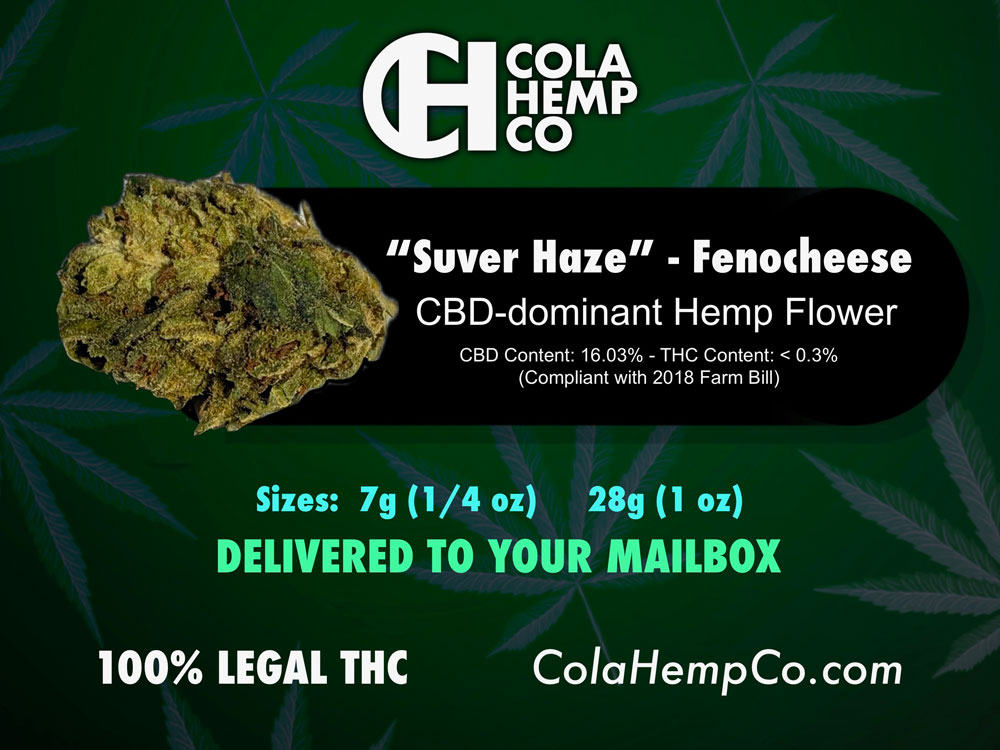 Fenocheese CBD Flower "Suver Haze" - Image 2