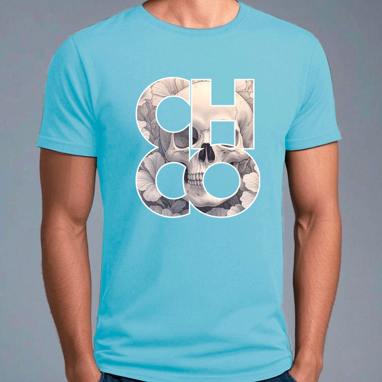 Cola Hemp co Skull Tee-Shirt - Image 4